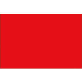 Rectangular Inventory Paper Labels, 3"L x 2"W, Red, Roll of 500