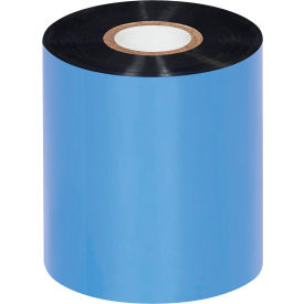 Zebra Thermal Transfer Ribbons, 3-1/8"W x 1476'L, Wax, Black, 24 Rolls/Case