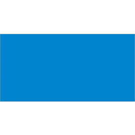 Rectangular Inventory Paper Labels, 4"L x 2"W, Light Blue, Roll of 500