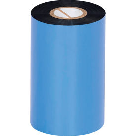 4"W x 1181'L, Resin, Black, 6 Rolls/Case