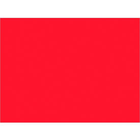 Rectangular Inventory Paper Labels, 4"L x 3"W, Fluorescent Red, Roll of 500