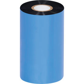 Sato Thermal Transfer Ribbons, 4-5/16"W x 1345'L, Wax, Black, 24 Rolls/Case