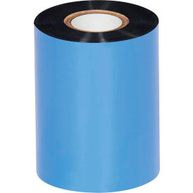 Thermal Transfer Ribbons, 3-1/8"W x 984'L, Wax/Resin, Black, 24 Rolls/Case