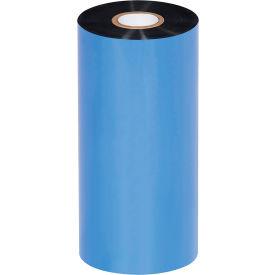 Thermal Transfer Ribbons, 6"W x 1476'L, Wax, Black, 12 Rolls/Case