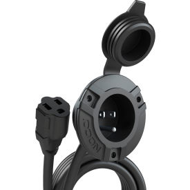 AC Port Plug, 6'L Cord, 125V