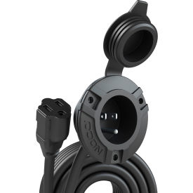 AC Port Plug, 12'L Cord, 125V