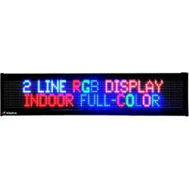 Indoor LED Message Sign, NEMA-12, Full Color, 4120RGB