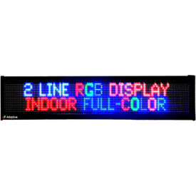 Indoor LED Message Sign, Full Color, 4200RGB