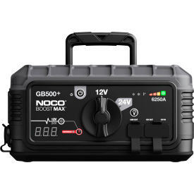 Boost Max UltraSafe Lithium Jump Starter, 2'L Cord, 6250A, 12V/24V