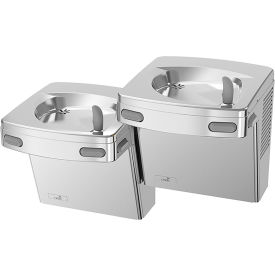Bi-Level Drinking Fountain, Filtered, Stainless Steel