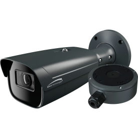 8MP Flexible Intensifier AI IP Bullet Camera, 2.8-12mm Motorized Lens, Dark Gray Housing