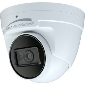 4MP H.265 AI IP Turret Camera with IR & Junction Box, 2.8mm Fixed Lens, White Housing