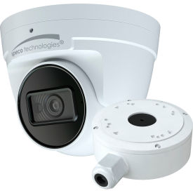 8MP H.265 IP Turret Camera with IR, 2.8mm Fixed Lens, White Housing