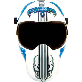 Passive Welding Helmet, 10 Fixed Shade, Clear Lens, Heaven's Wrath Graphic