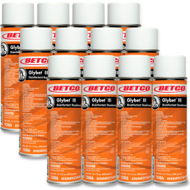 Glybet III Disinfectant, Citrus Bouquet Scent, 15.5 oz. Aerosol Spray, 12/Case