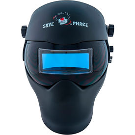 Auto-Darkening Welding Helmet, 9-13 Variable Shade, Murda Out Black