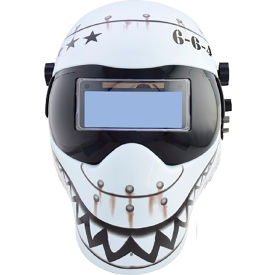 Auto-Darkening Welding Helmet, 9-13 Variable Shade, D-Day Graphic