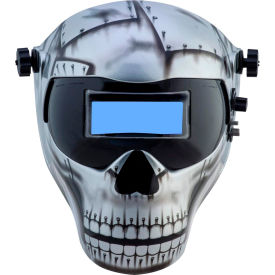 Auto-Darkening Welding Helmet, 9-13 Variable Shade, Judgement Day Graphic