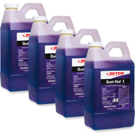 Betco Quat-Stat 5 Disinfectant, Lavender Scent, 2 L Bottle, 4/Case