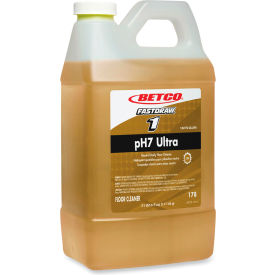 pH7 Ultra Neutral Floor Cleaner, Lemon Scent, 2 L Bottle, 4/Case