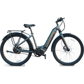 EVOKE Glide E-Bike, 264 Lb. Capacity, Metallic Green/Charcoal