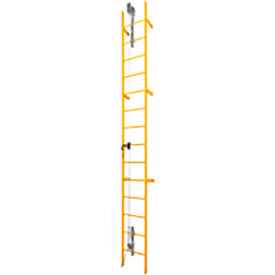 300' Cable Climbing System, 3/8" Dia., 1x7 Strands, Galvanized Steel Cable
