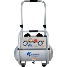 Ultra-Quiet Portable Air Compressor, Horizontal, 5 Gallon Cap., 5.3 CFM, 2 HP