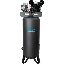 Electric Air Compressor, Vertical, 60 Gallon Capacity, 11.5 CFM, 3-11/16 HP