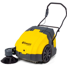 Tornado Torrent Walk-Behind Battery Powered Sweeper, 28" Cleaning Width