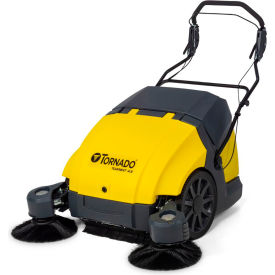 Walk-Behind Battery Powered Sweeper, 43" Cleaning Width