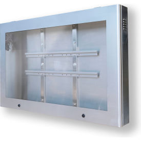 Indoor/Outdoor LCD Guardian TV Enclosure For 34"-43" Monitors, Stainless Steel
