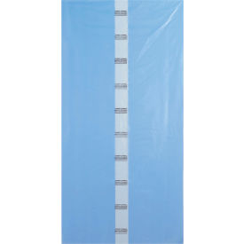 VCI Gusseted Poly Bags, 40"L x 36"W x 80"H, 4 Mil, Blue, 25/Roll