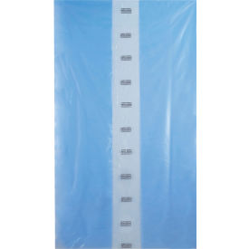VCI Gusseted Poly Bags, 54"L x 44"W x 96"H, 4 Mil, Blue, 20/Roll