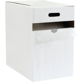 Perforated Adhesive Air Bubble Dispenser Pack, 12"W x 175'L x 3/16" Bubble, Clear