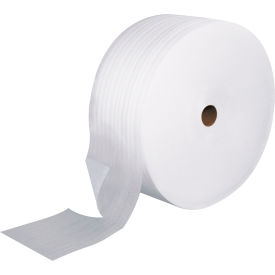 Perforated Air Foam Rolls, 24"W x 1250'L x 1/16" Thick, White, 3 Rolls