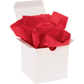 Gift Grade Tissue Paper, 10 lbs., 15"W x 20"L, Scarlet, 960 Sheets