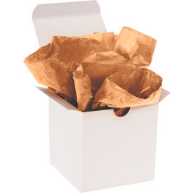 Gift Grade Tissue Paper, 11 lbs., 20"W x 30"L, Metallic Copper, 200 Sheets