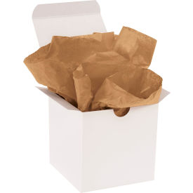 Gift Grade Tissue Paper, 10 lbs., 15"W x 20"L, Kraft, 960 Sheets