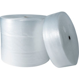 Non Perforated Air Bubble Roll, 48"W x 250'L x 1/2" Bubble, Clear