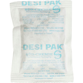 Clay Desiccant Bags, 3"W x 4"L x 1/4"D, White, 300 Packs