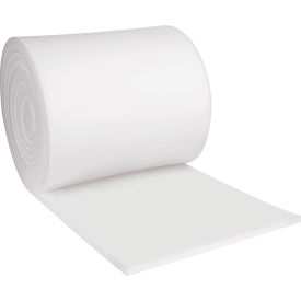 Cloud Foam Roll, 24"W x 18'L x 2" Thick, White, 1 Roll