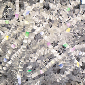Crinkle Paper, 10 lbs., Iridescent/White