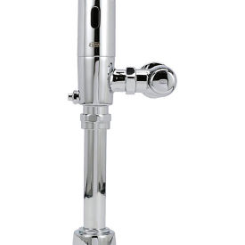 EcoVantage ZTR Exposed Sensor Piston Water Closet Flush Valve, Battery Operated, 1.6GPF, Chrome