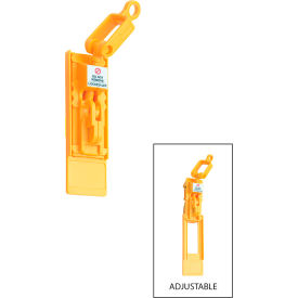 Universal Fuse Carrier Isolation Port/Socket Lockout, Polycarbonate & ABS, Yellow