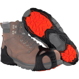 TrexD 6306 Ice Traction Cleats with Tungsten Carbide Studs, XL, Black