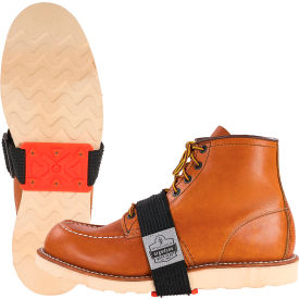 Trex 6316 Mid-Sole Ice Cleats with Tungsten Carbide Studs, One Size, Orange