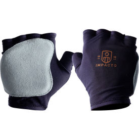 Fingerless Anti-Vibration Gloves, S/7, Blue/Gray