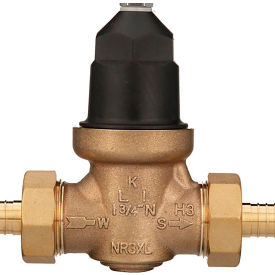 3/4" Pressure Reducing Valve, Double Union PEX Crimp Tailpiece Connection
