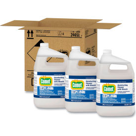 Disinfecting Cleaner with Bleach, 1 Gal Bottle, Fresh Scent, 3/Case