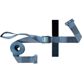 E-Track Tie Down Cam Strap, Steel/Polyester